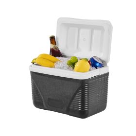 Portable Cooler, 8.5 QT Hard Cooler with Ice Retention and Heavy-Duty Handles, Lightweight Rigid Material Insulated Portable Cooler